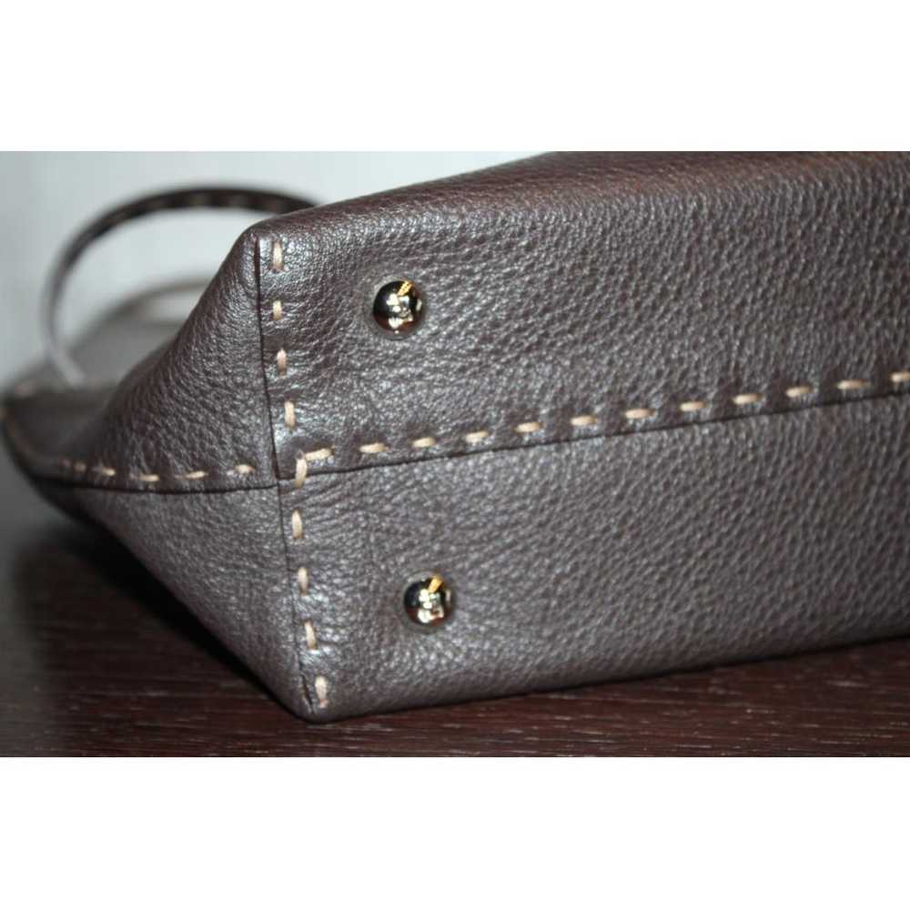 Fendi Carla Selleria leather handbag - image 7