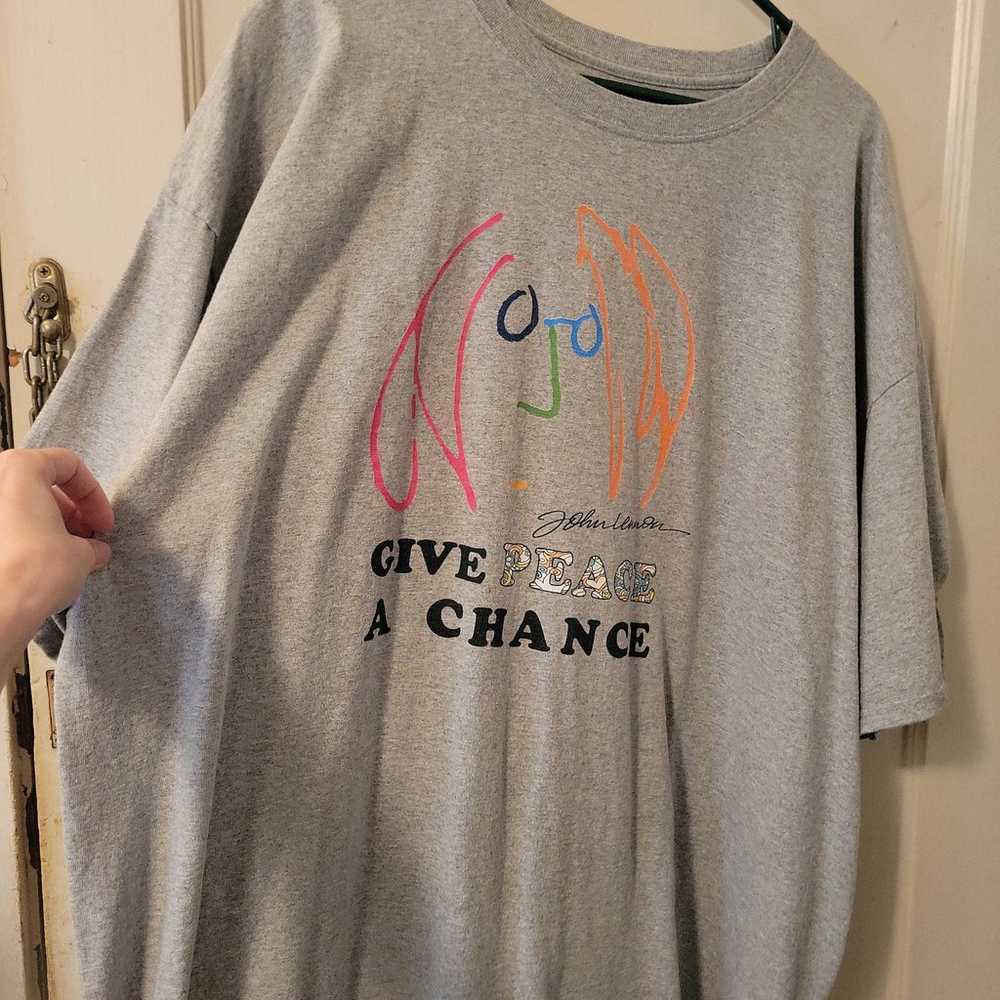 John Lennon T Shirt- Give Peace a Chance - image 2