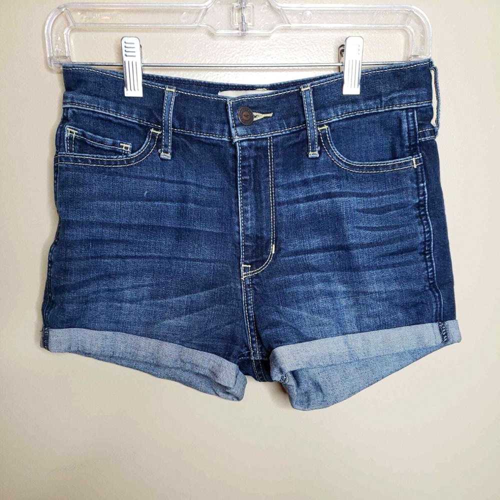 Vintage Hollister Denim Blue Jean Short Shorts Ju… - image 1
