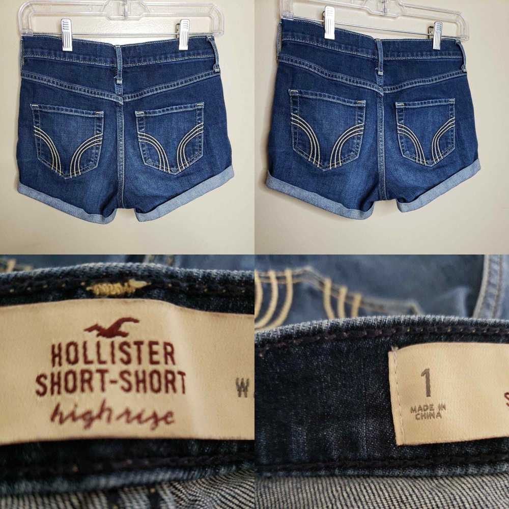Vintage Hollister Denim Blue Jean Short Shorts Ju… - image 4