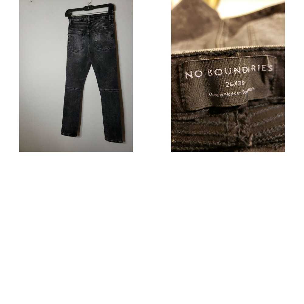 Vintage No Boundaries Women Moto Denim Jeans Size… - image 4