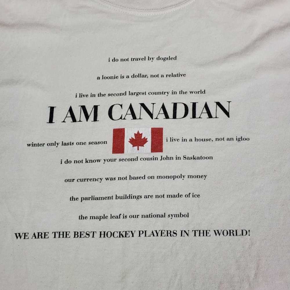 Vtg I am Canadian , We Are The Best Hock - image 2