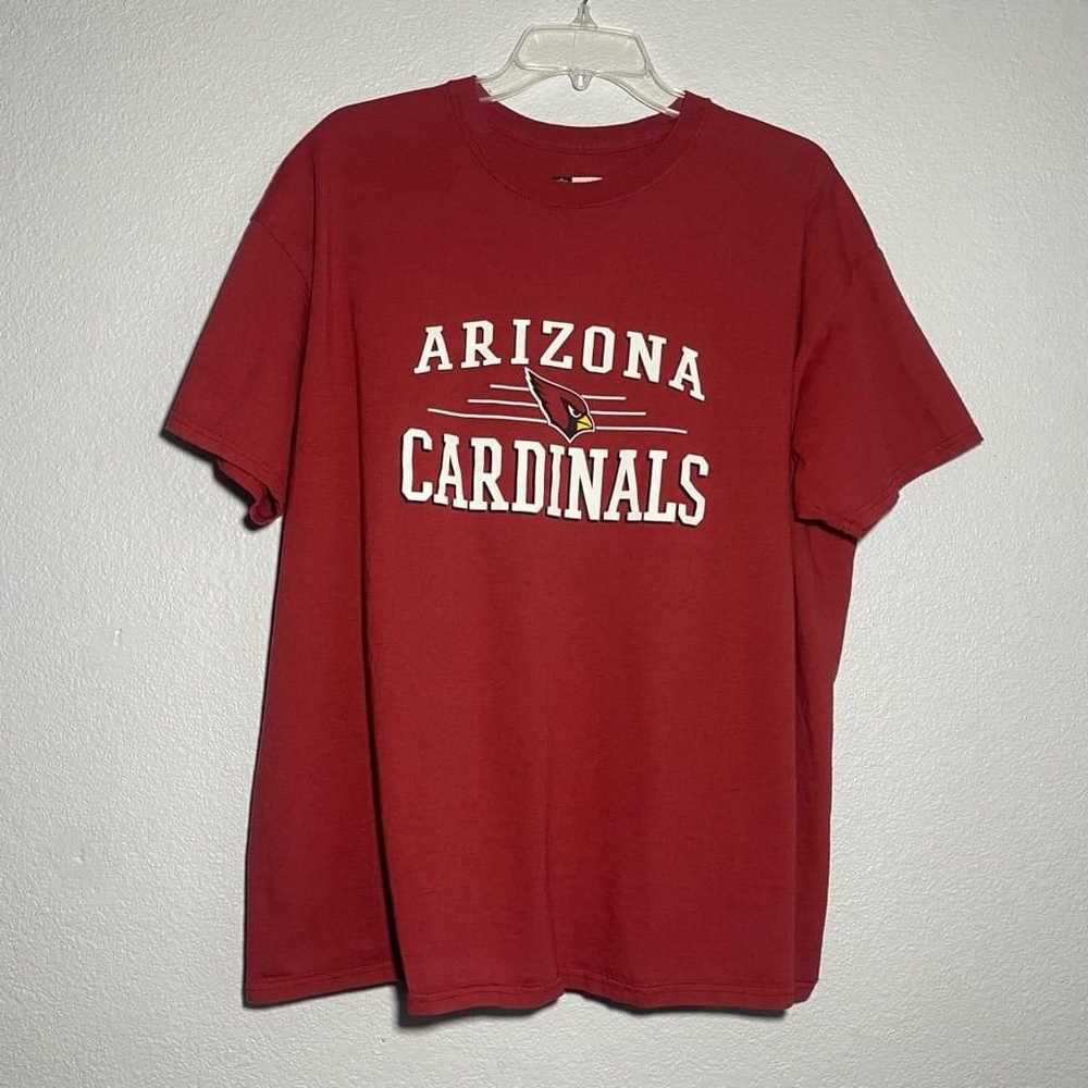Men's NFL Arizona Cardinals T-Shirt, Size XL, Red - image 1
