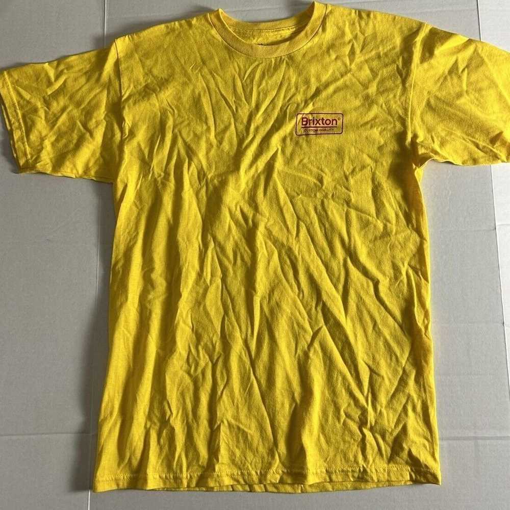 Brixton Yellow T Shirt Size Medium New - image 1