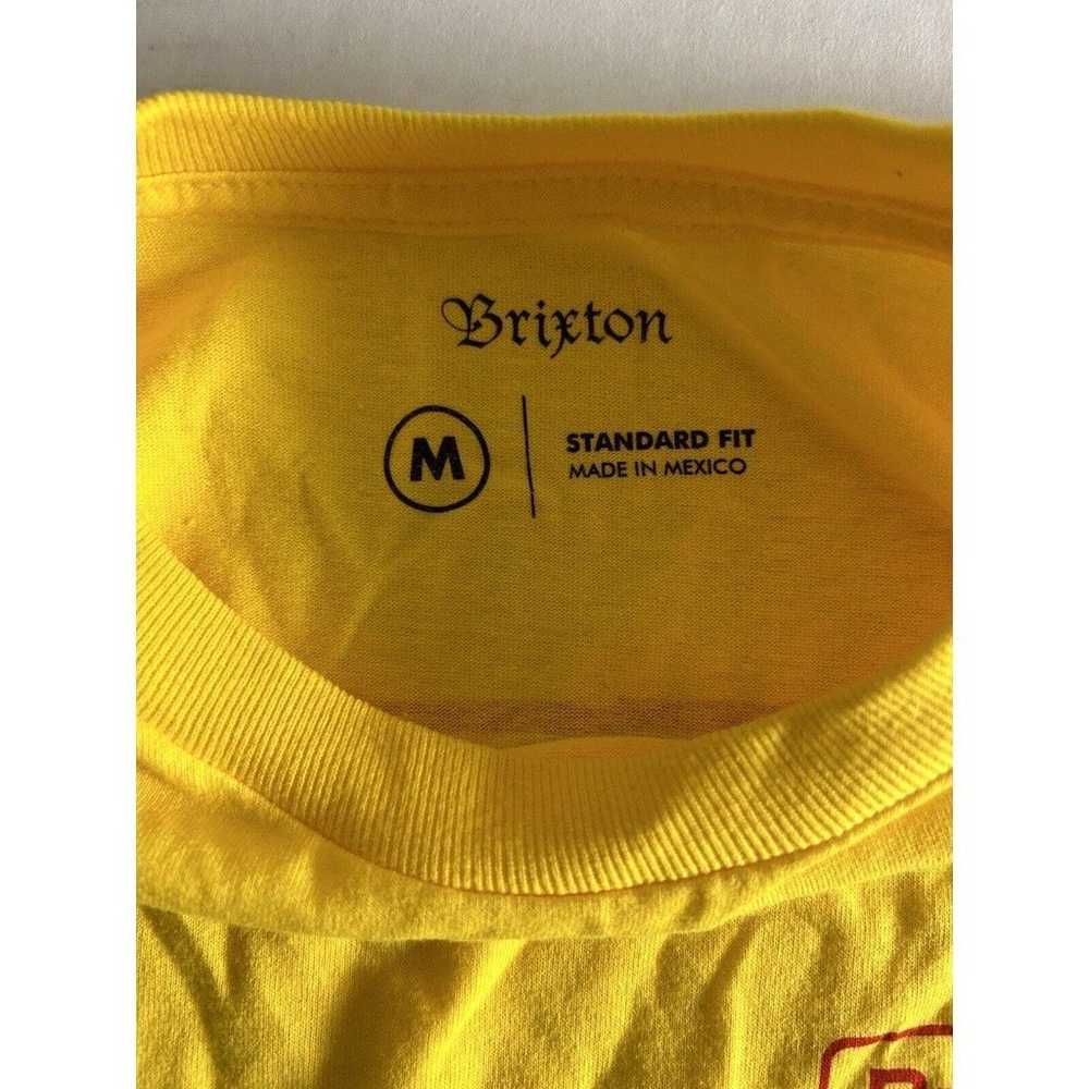 Brixton Yellow T Shirt Size Medium New - image 3