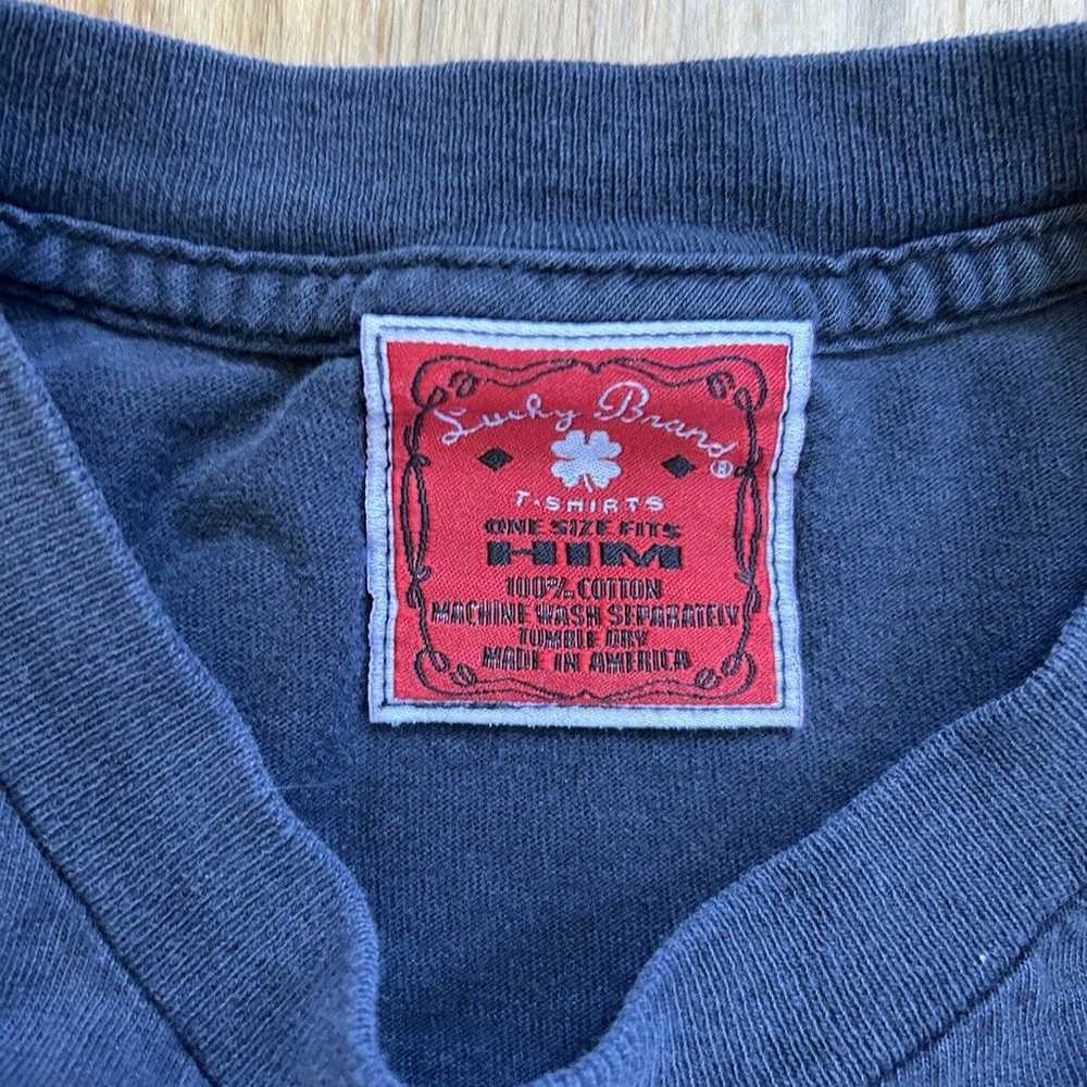 Vintage Lucky Brand Dungarees of America Black TS… - image 3
