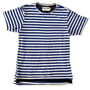 Homme + Femme Striped T-Shirt Top Men's Large Uni… - image 1