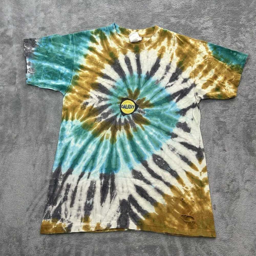 Vintage LA Galaxy Shirt One Size 90s Tie Dye MLS … - image 1