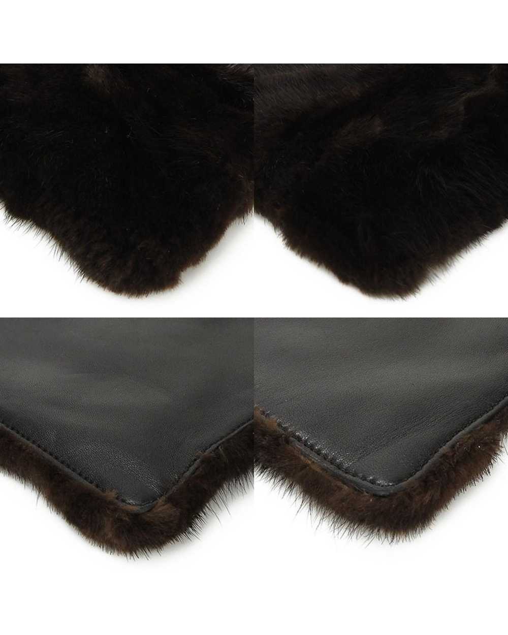 Loewe Mink Fur Nappa Leather Handbag - image 4