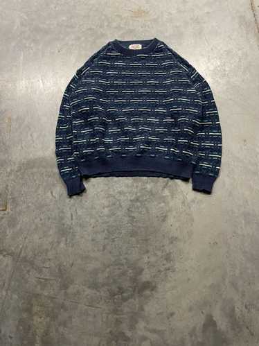 Vintage Vintage 3D Knit Weave Sweater - image 1