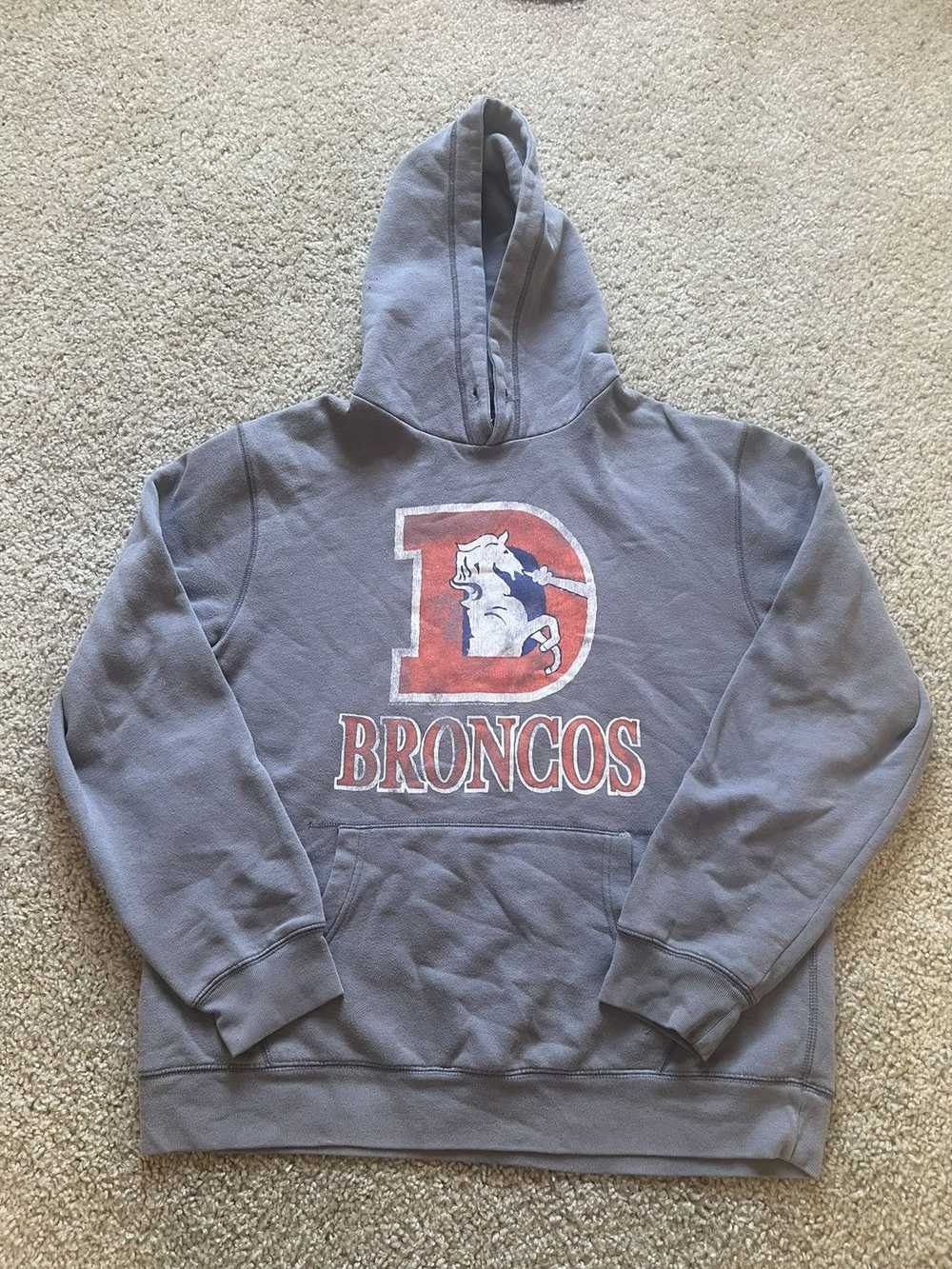 NFL × Streetwear × Vintage Denver Broncos Hoodie … - image 1