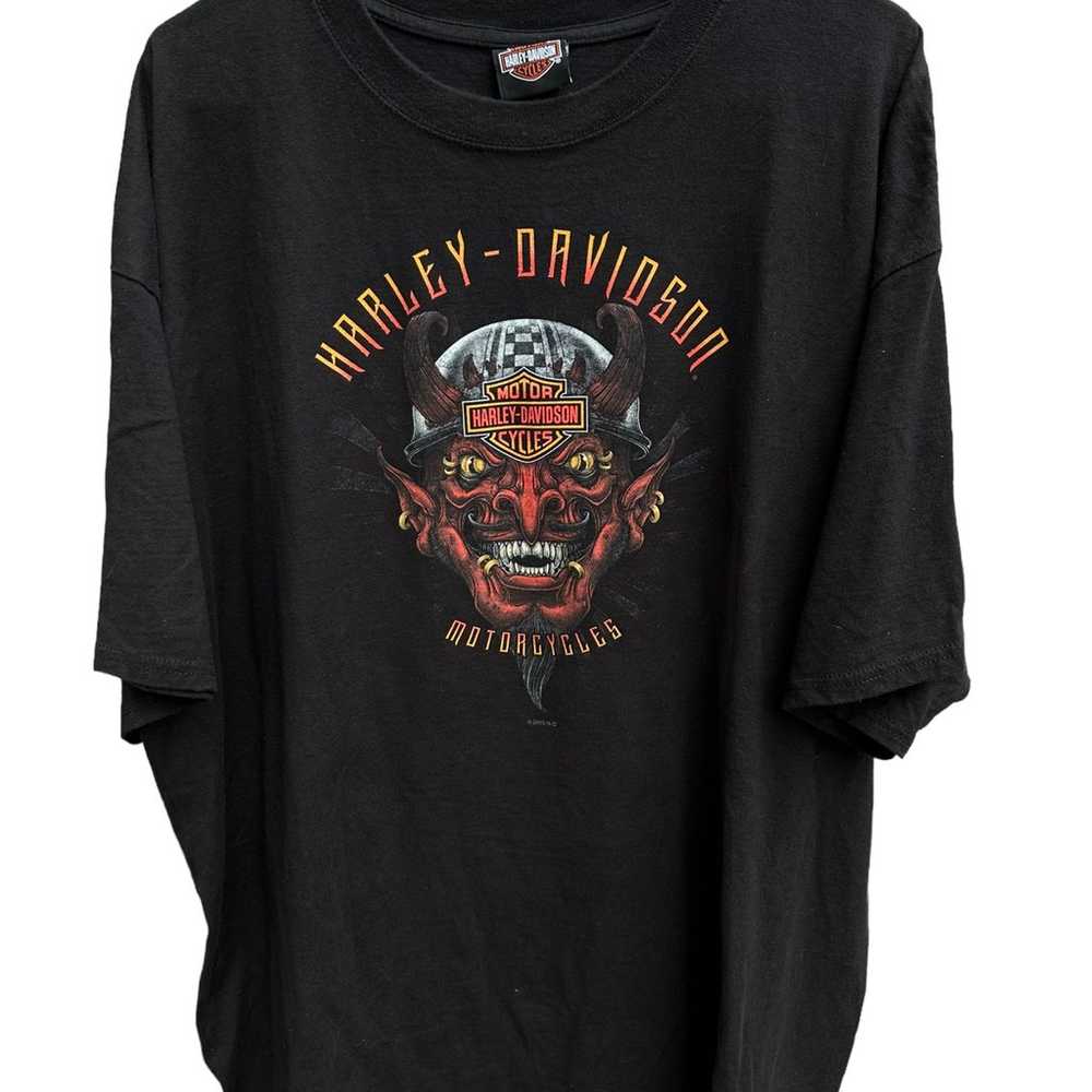 Harley Davidson Devil George Washington T Shirt M… - image 1