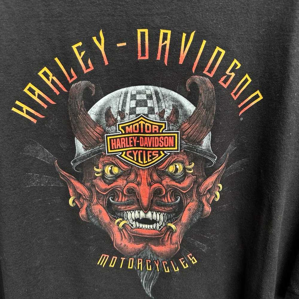 Harley Davidson Devil George Washington T Shirt M… - image 3
