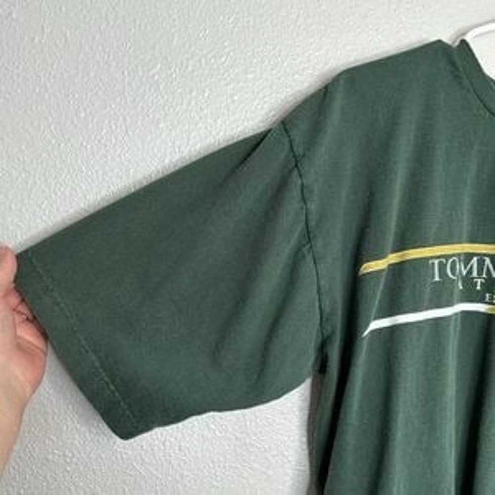 TOMMY HILFIGER Vintage 90's Green Crewneck Shirt - image 6