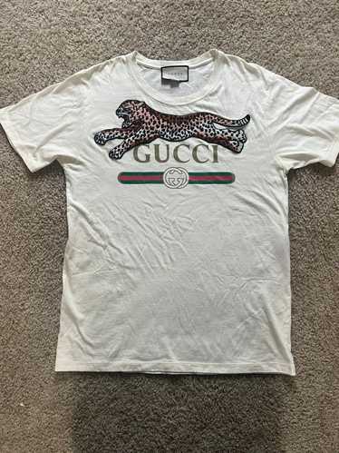 Gucci Gucci tiger/leopard t shirt
