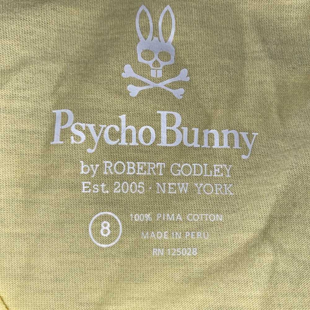 Psycho Bunny By Robert Godley Classic Yellow V Ne… - image 5