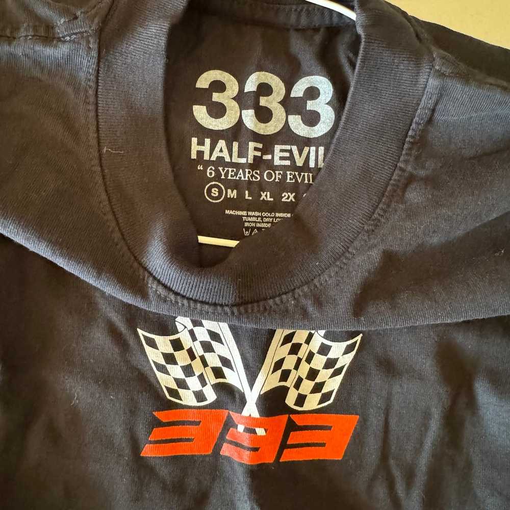 Half Evil Raceway 333 graphic tee - image 4