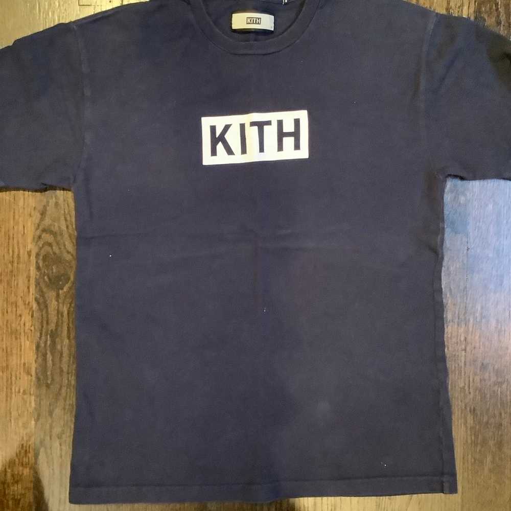 Size Small Navy Kith Box Logo T Shirt - image 1