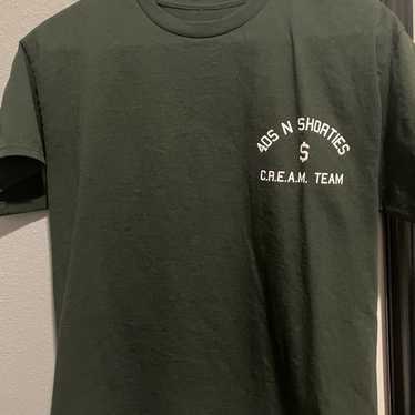 40s & Shorties Cream Team Green T-Shirt - image 1