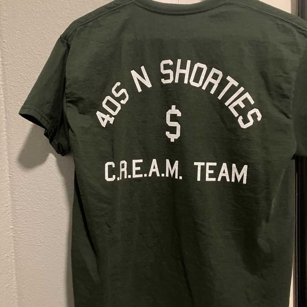 40s & Shorties Cream Team Green T-Shirt - image 3