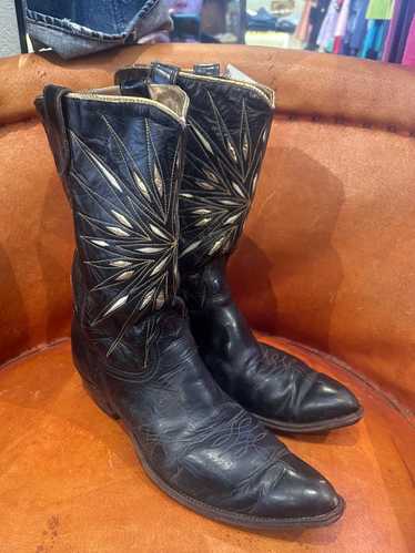 1950's ACME "Sunburst" Cowboy Boots, 12D - as is