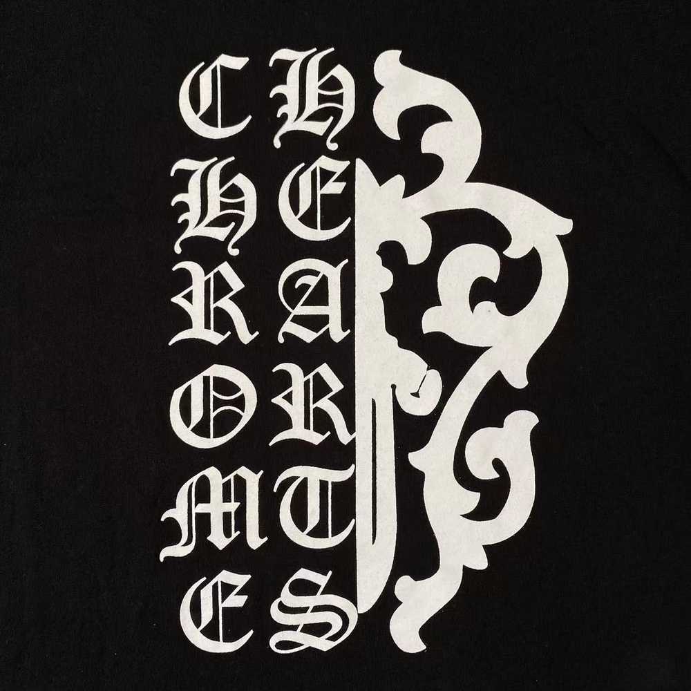 Chrome Hearts Chrome Hearts Half Dagger Script Lo… - image 4