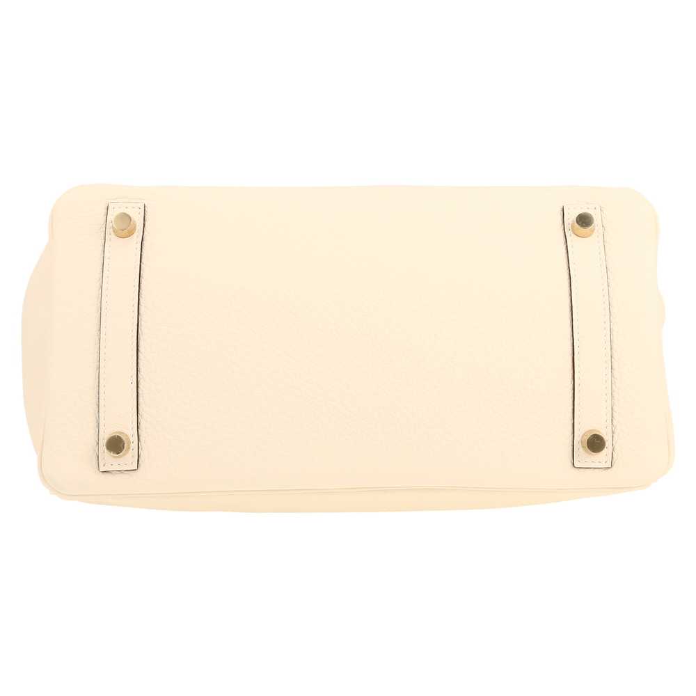Hermès Birkin 30 cm handbag in Nata togo leather … - image 2