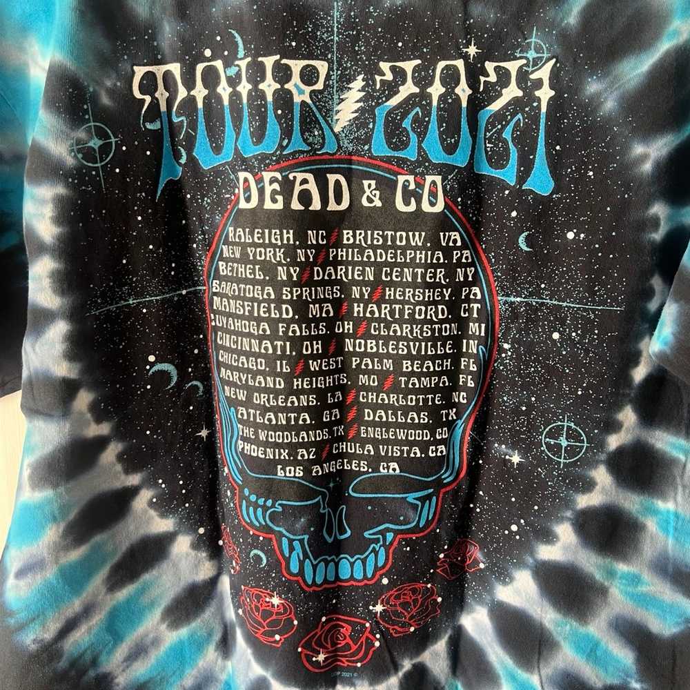 Liquid Blue Adult Lg Greteful Dead & Company Tour… - image 7