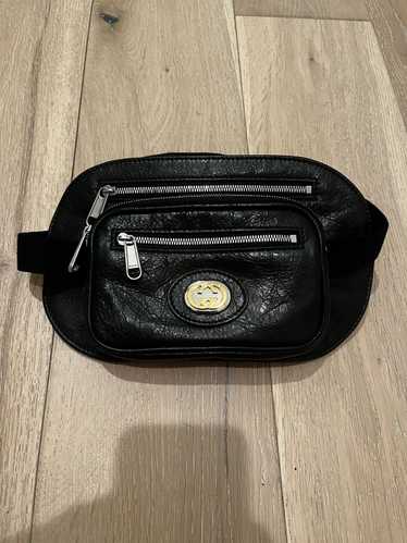 Gucci Gucci Black Leather Belt Bag