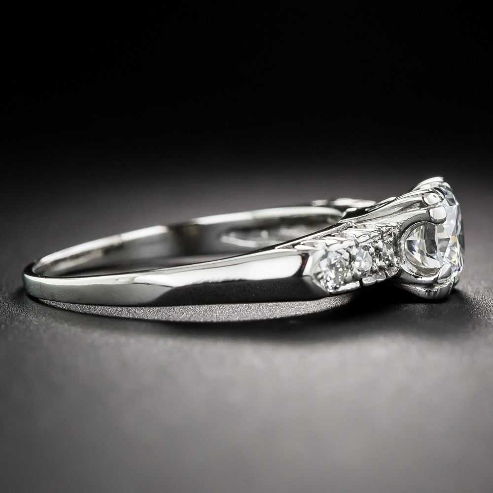Mid Century .67 Carat Diamond Engagement Ring - image 3