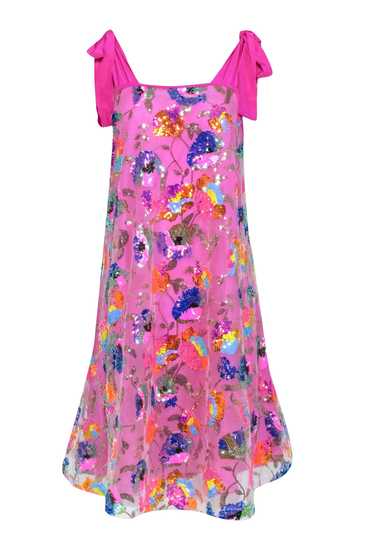 House of Perna - Pink & Multi Color Sequin Sleevel