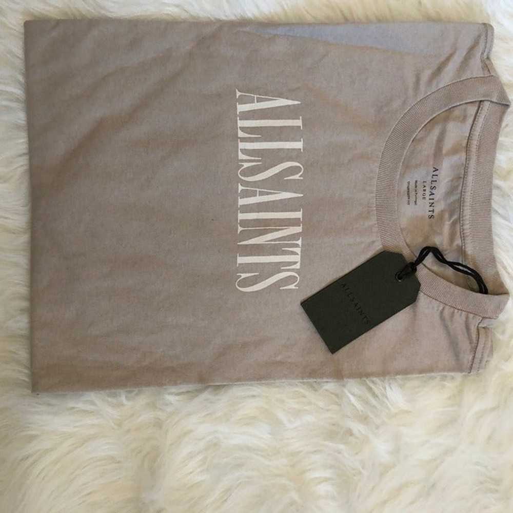 ALL SAINTS T-SHIRT SIZE M OR L  %100 cotton - image 2