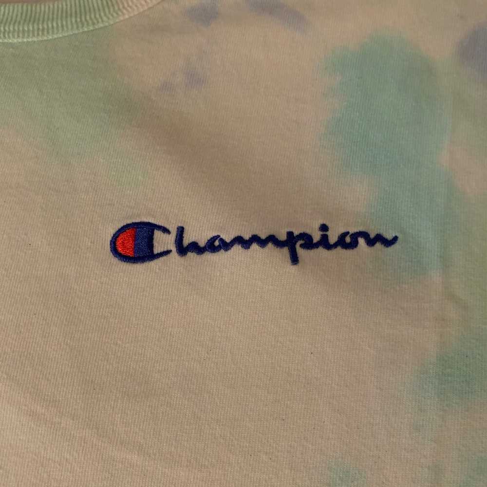 Champion tie dye logo T-shirt - image 2