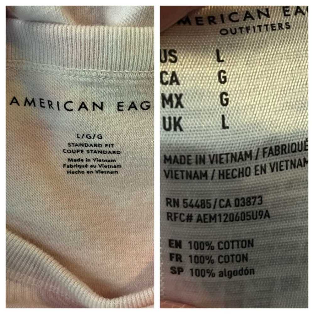 American Eagle Men’s Bundle of 2 T-shirt Pink Whi… - image 10