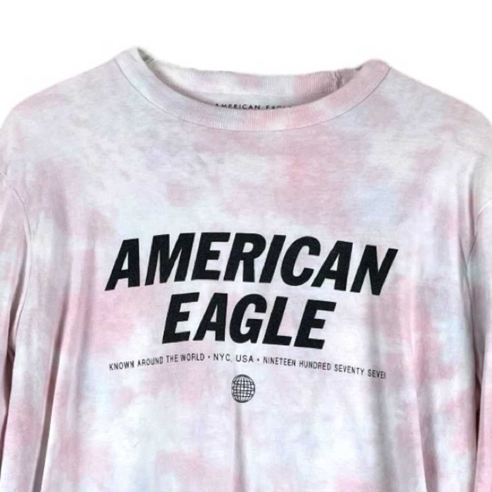 American Eagle Men’s Bundle of 2 T-shirt Pink Whi… - image 6