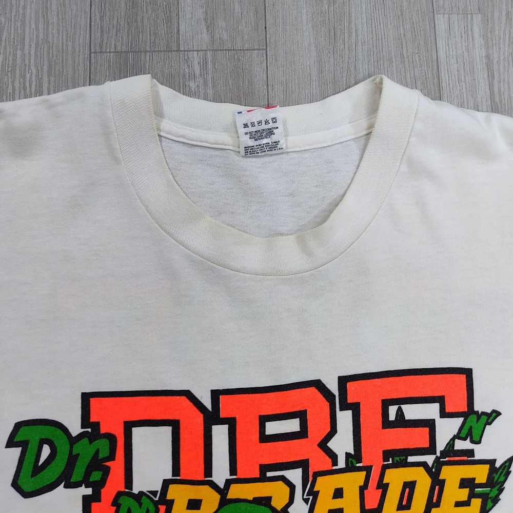 Dr.Dre × Rap Tees × Very Rare Vintage DR. DRE BLU… - image 8