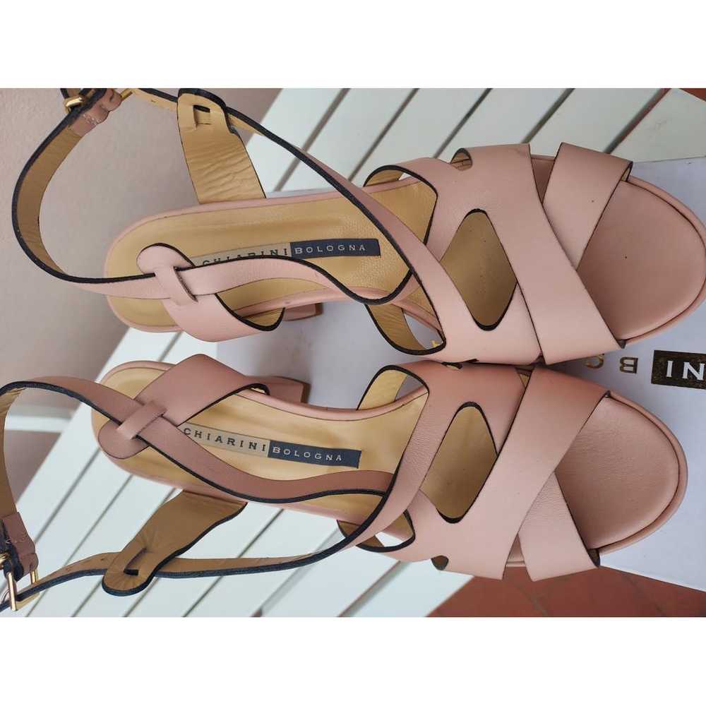 Chiarini Bologna Leather sandals - image 5