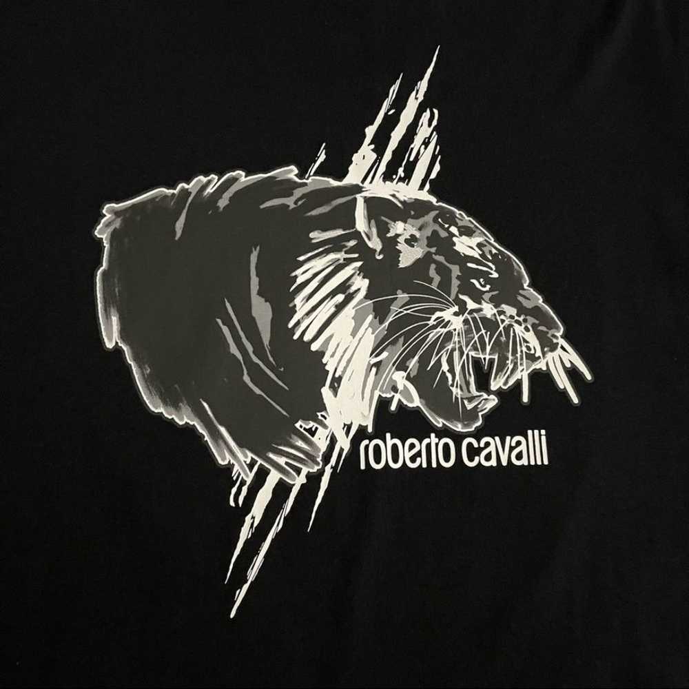 Roberto Cavalli Shirt Tee Lion Graphic Logo Anima… - image 3