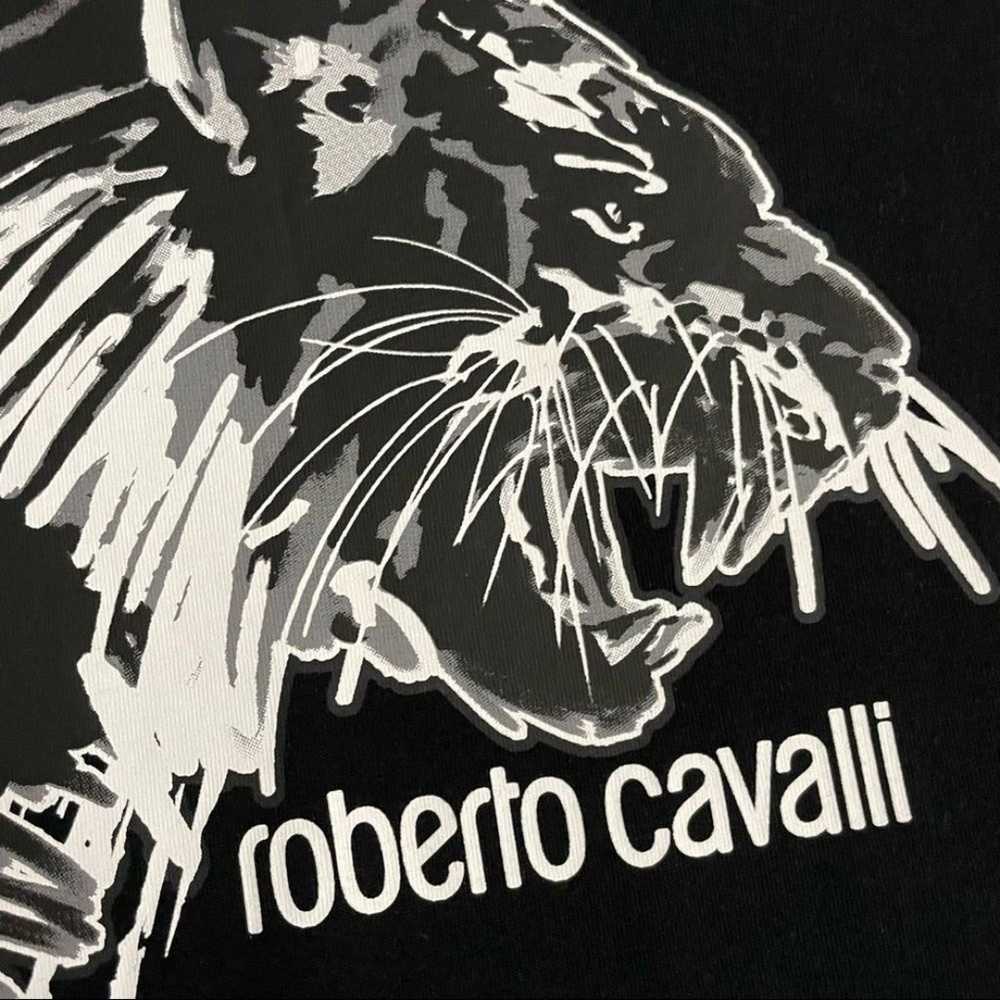 Roberto Cavalli Shirt Tee Lion Graphic Logo Anima… - image 5