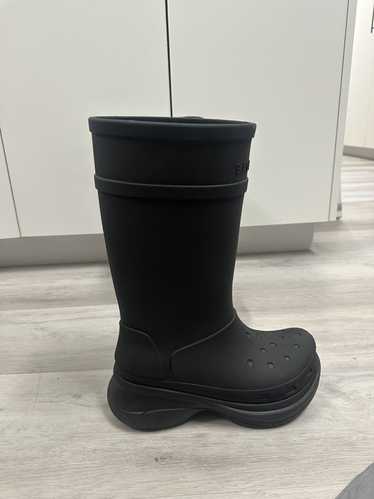 Balenciaga Balenciaga x Croc Boots (Black) - image 1