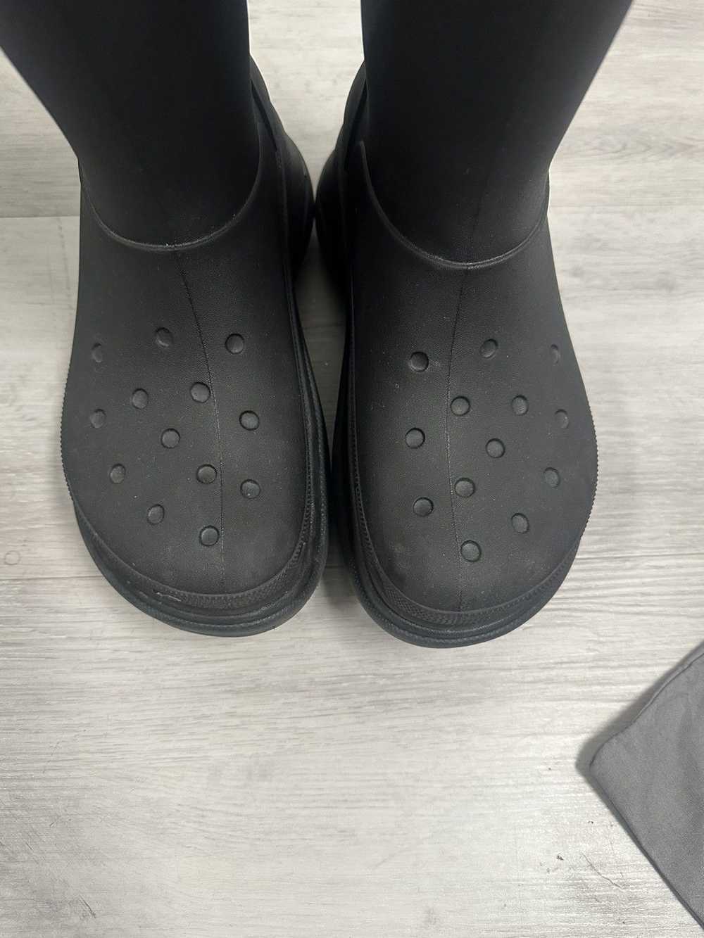 Balenciaga Balenciaga x Croc Boots (Black) - image 2