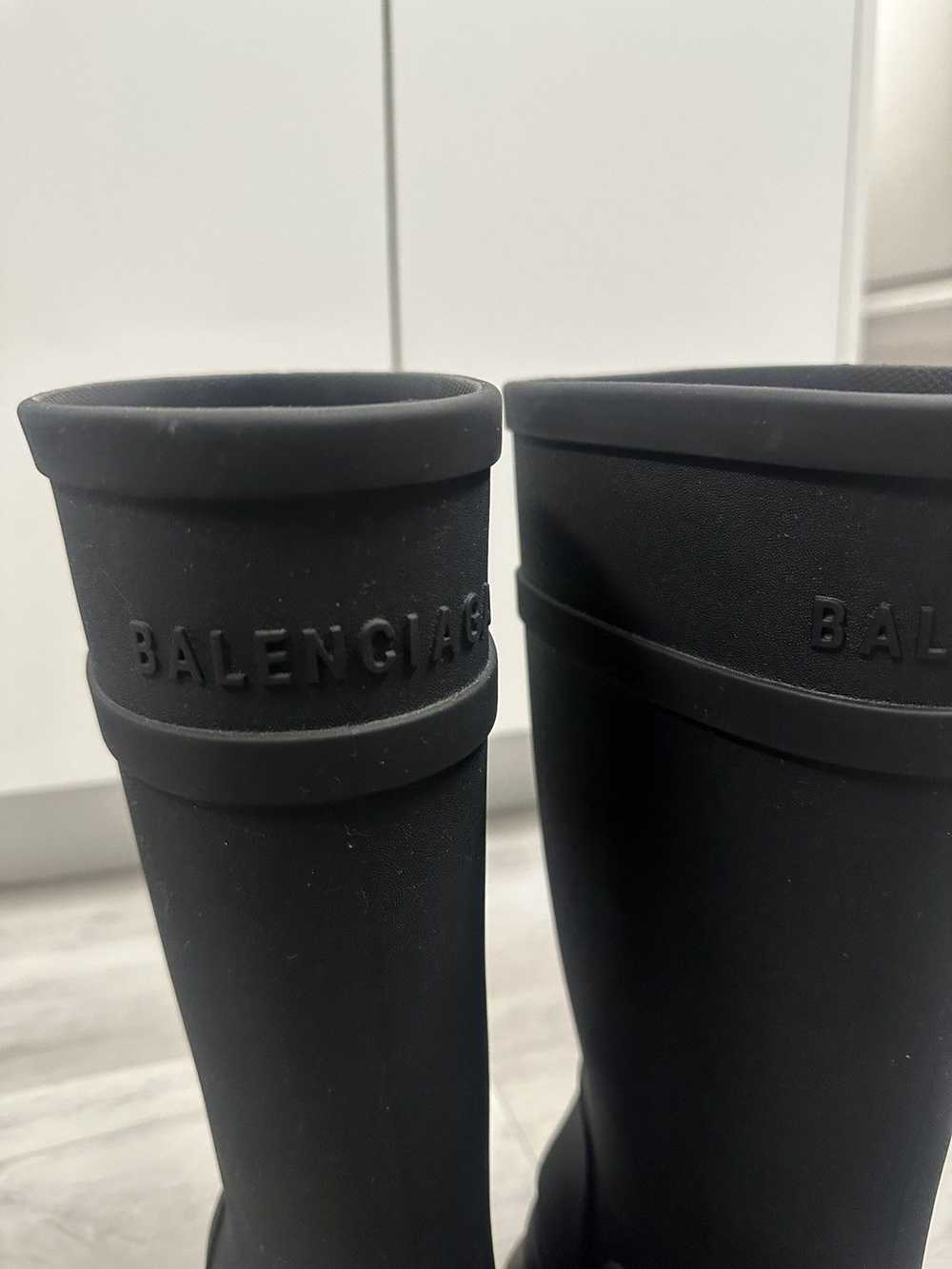 Balenciaga Balenciaga x Croc Boots (Black) - image 3