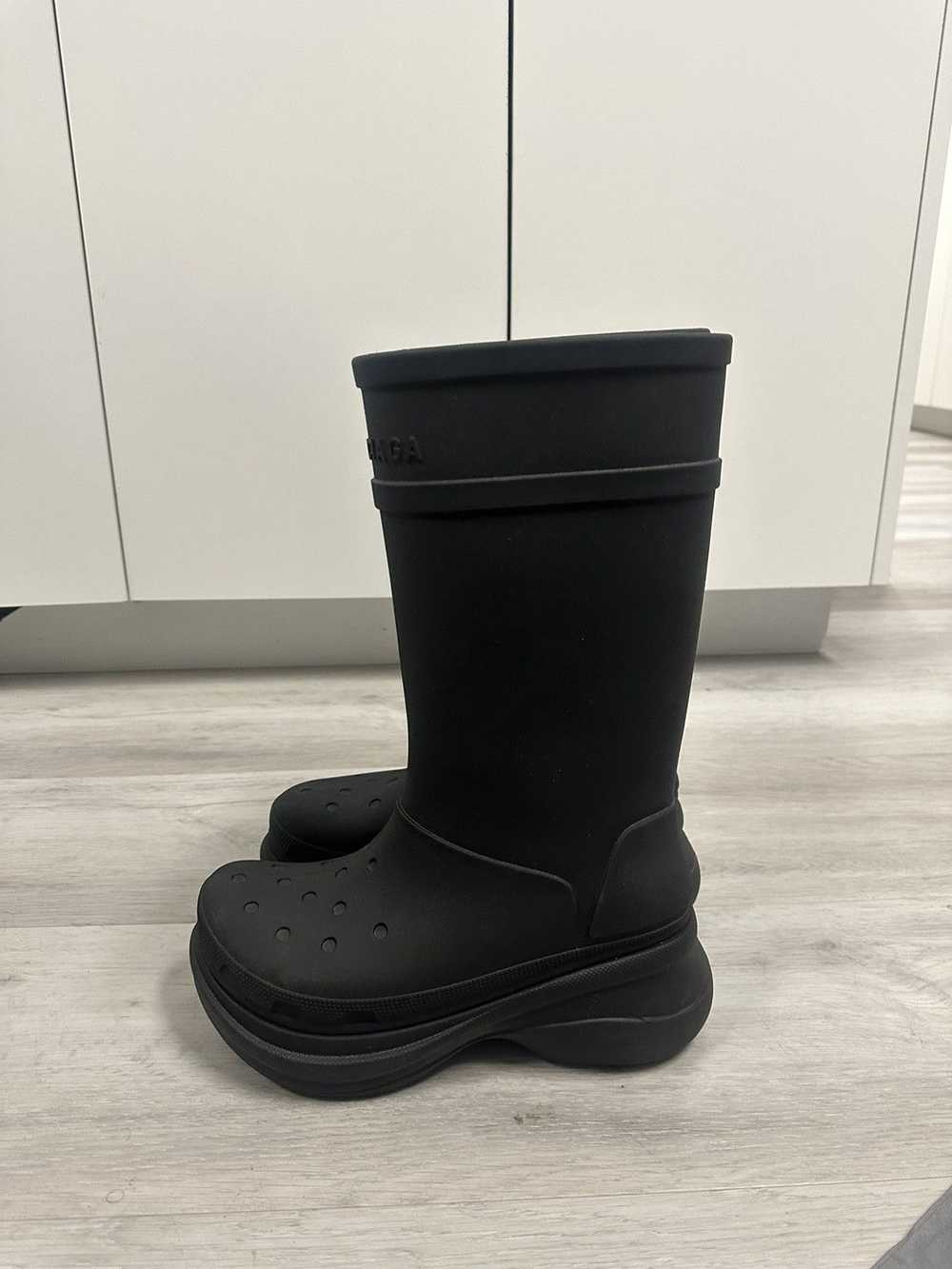 Balenciaga Balenciaga x Croc Boots (Black) - image 5