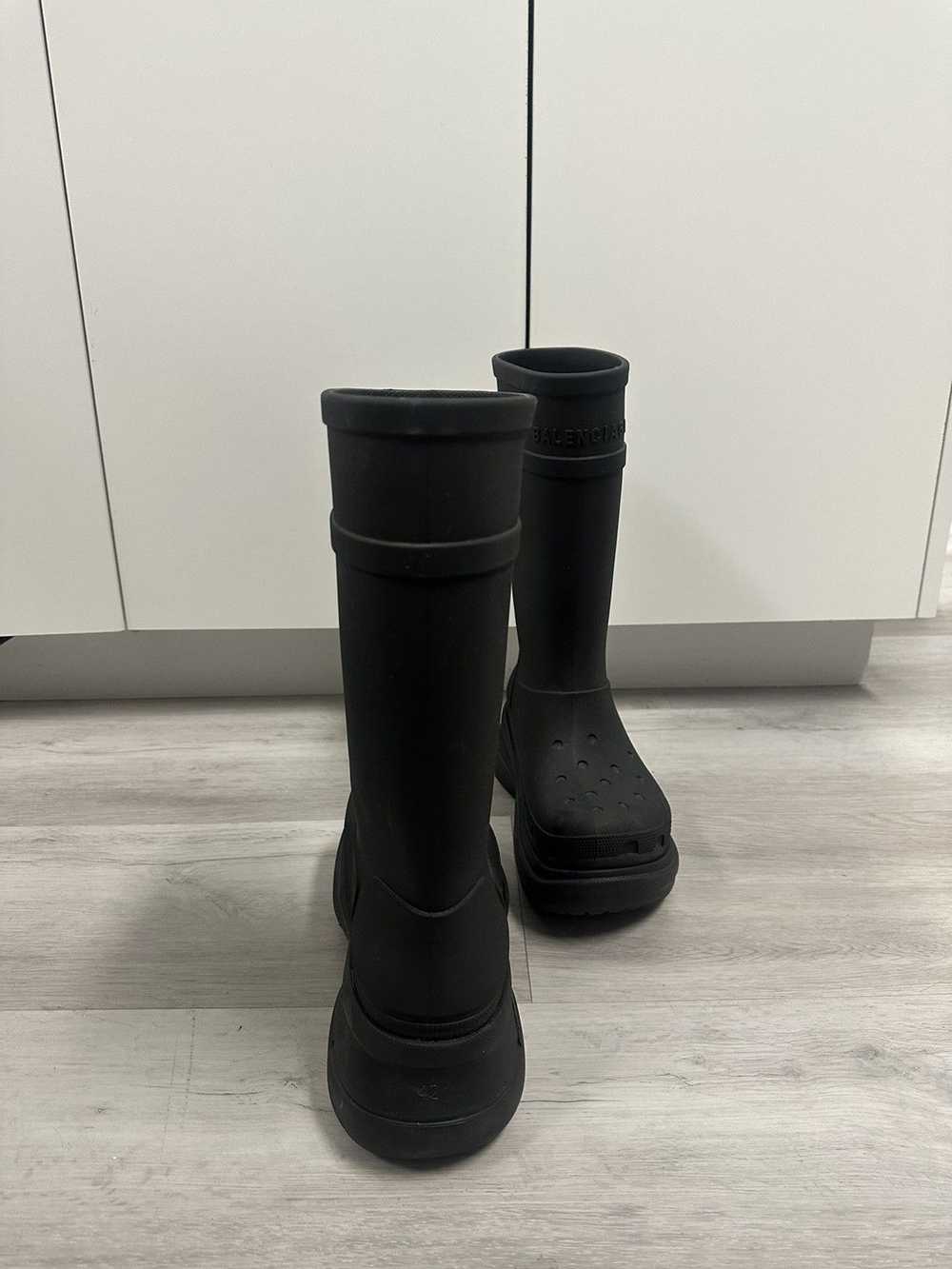 Balenciaga Balenciaga x Croc Boots (Black) - image 7