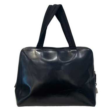 PRADA/Hand Bag/Leather/BLK/Boston Bag Nappa