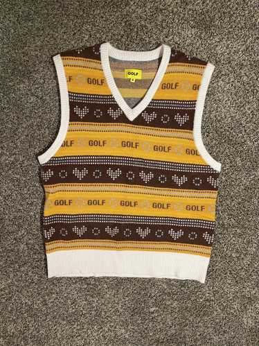 Golf wang newest cable knit sweater vest