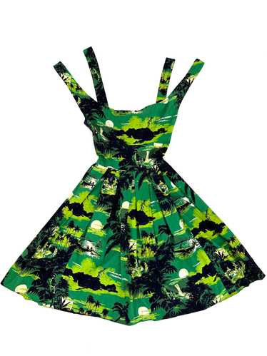 50s Hawaiian Novelty Dress