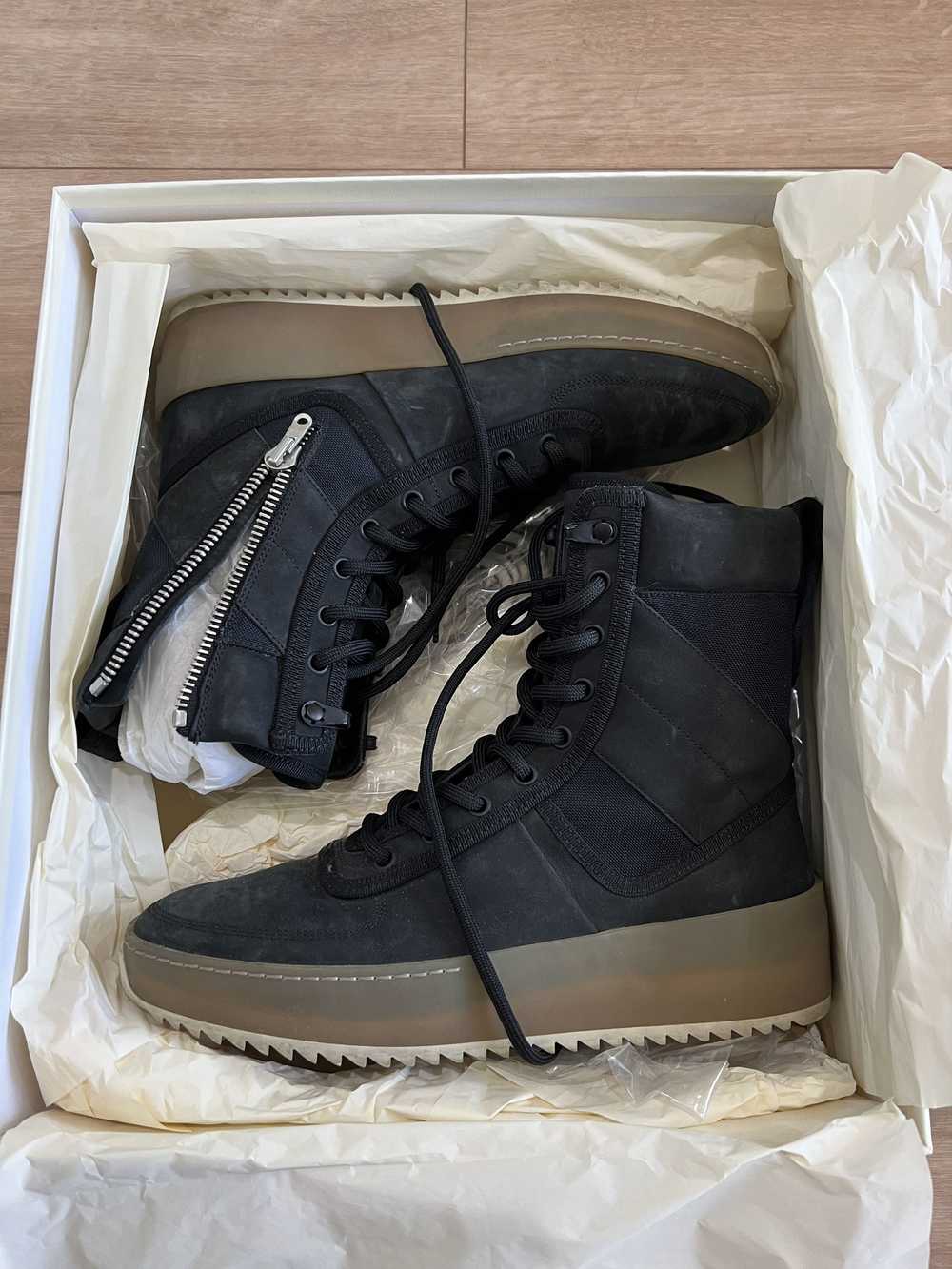 Fear of God Fear of God Black Military Sneaker - … - image 1