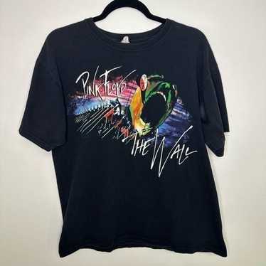 Y2K Pink Floyd The Wall Band Tee Anvil Black Colo… - image 1
