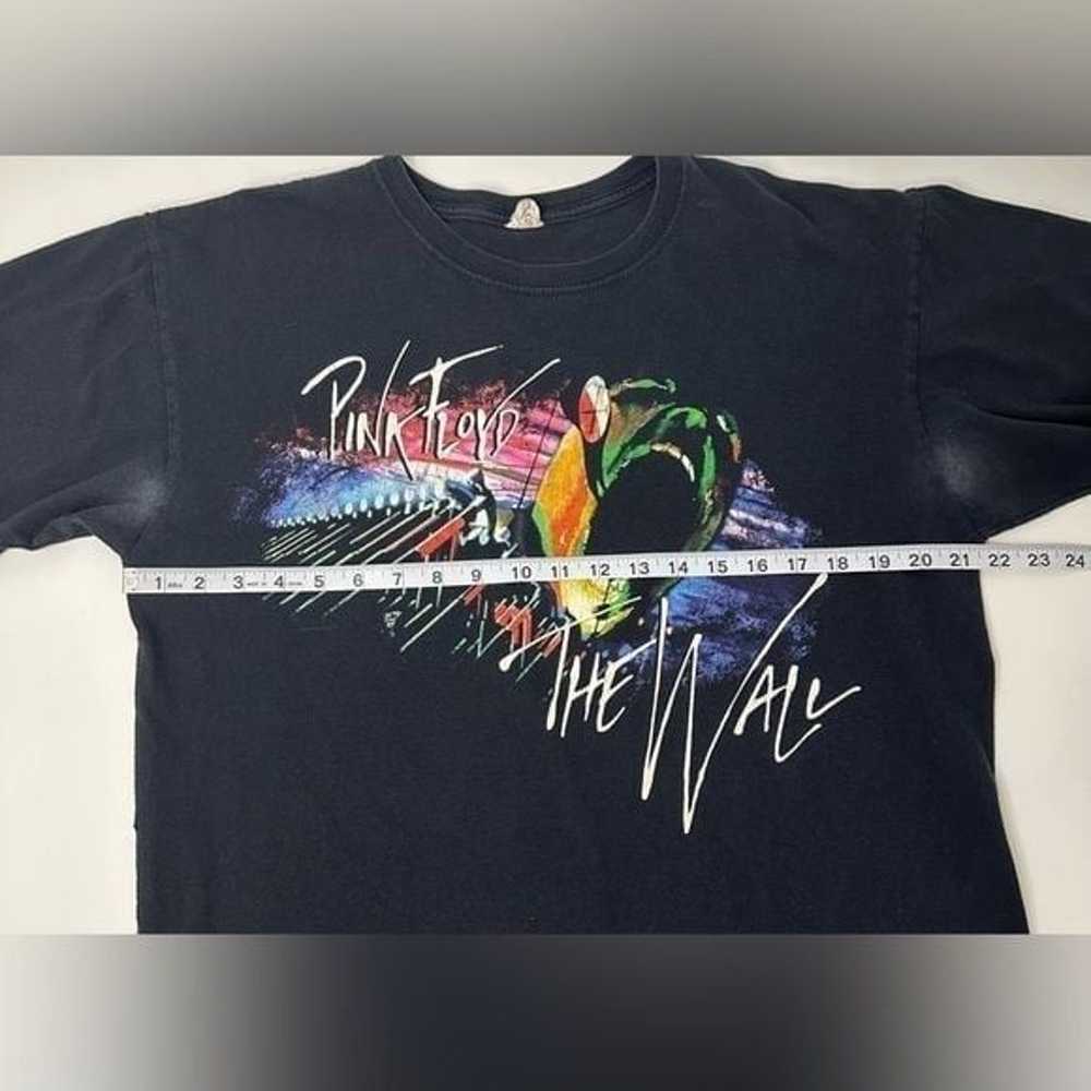 Y2K Pink Floyd The Wall Band Tee Anvil Black Colo… - image 8